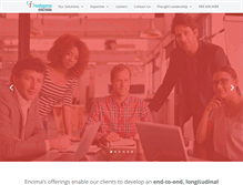 Tablet Screenshot of encimagroup.com